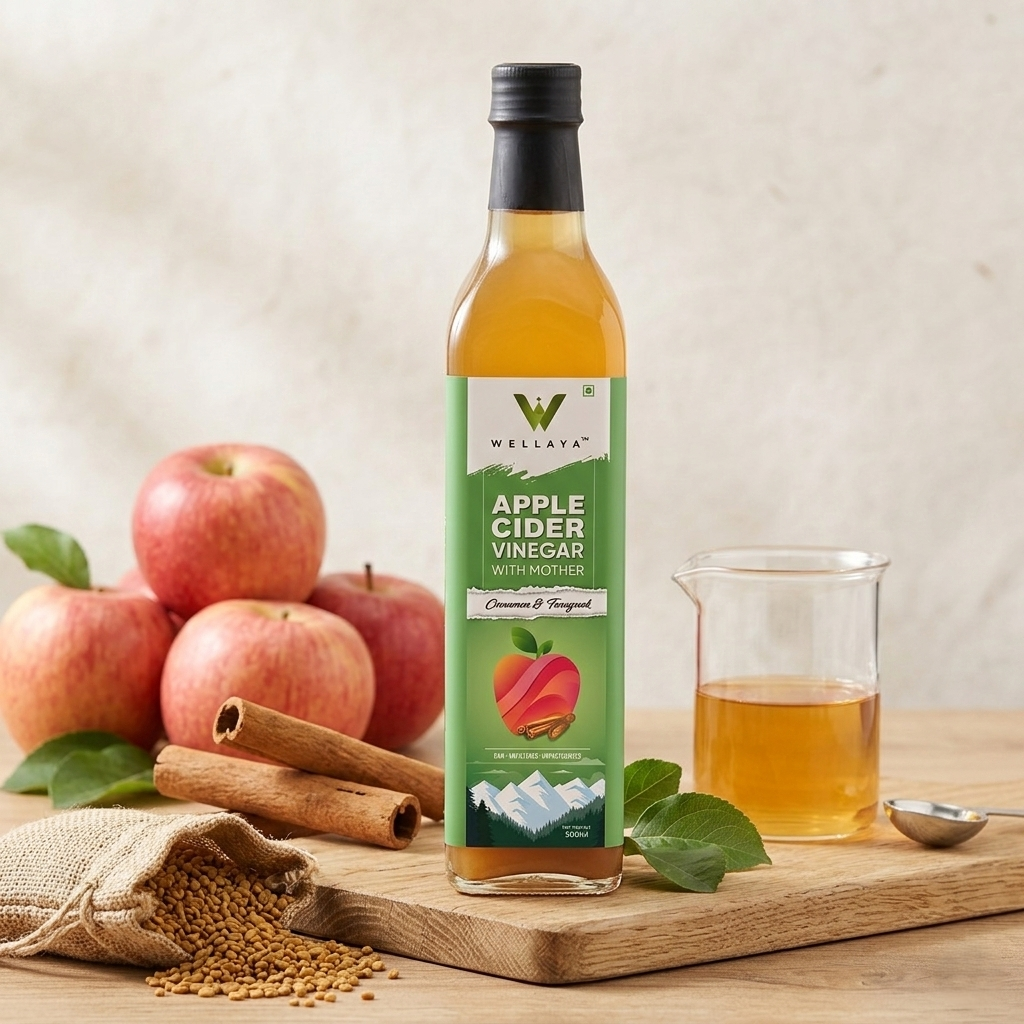 Fenugreek & Cinnamon Apple Cider Vinegar